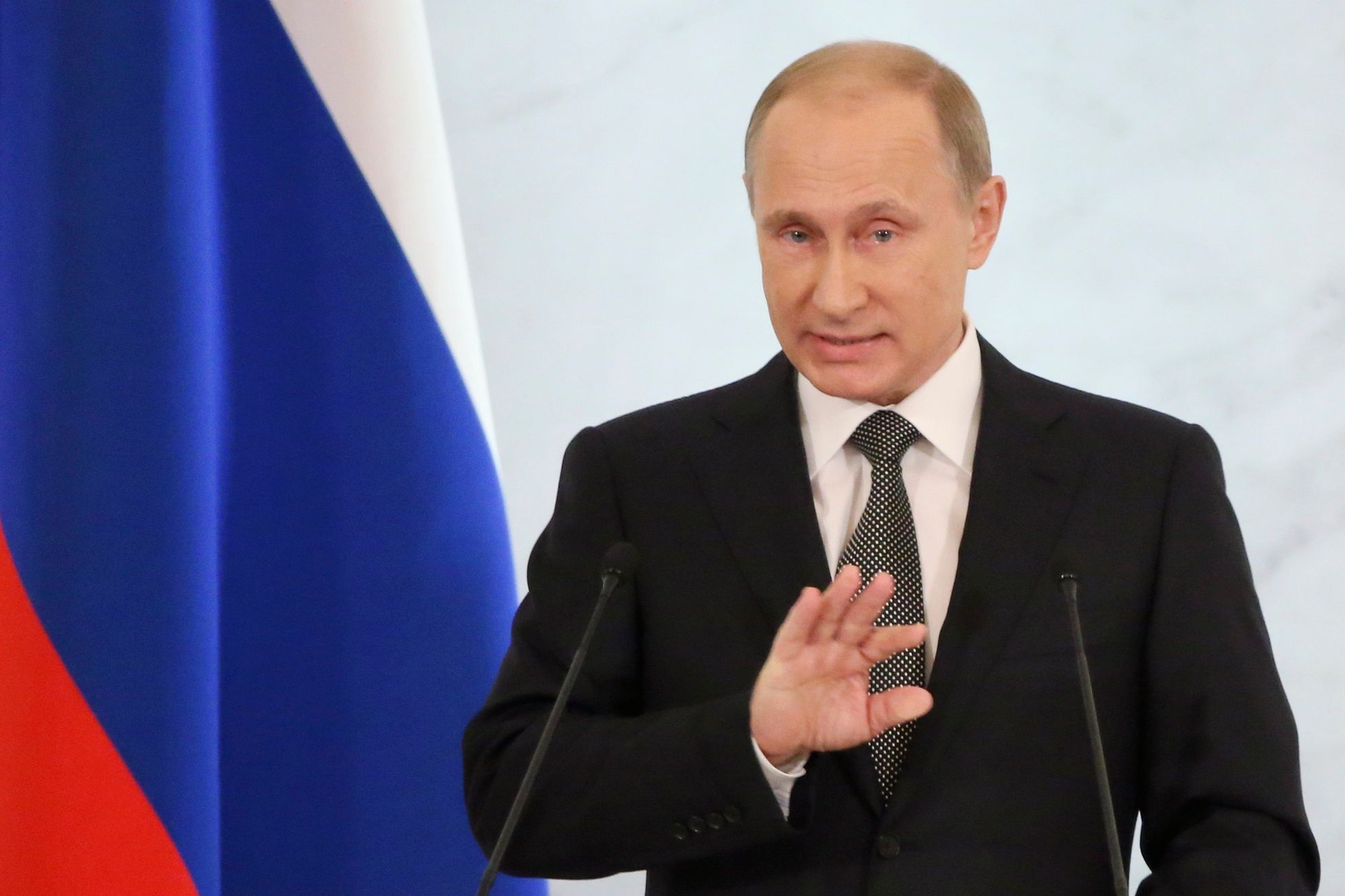 Russia's President Putin projev k poslancům o stavu federace