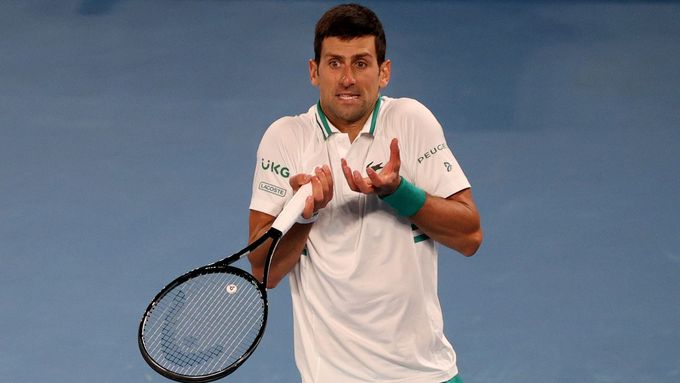 Novak Djokovič ve finále Australian Open 2021