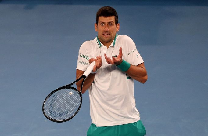 Novak Djokovič ve finále Australian Open 2021