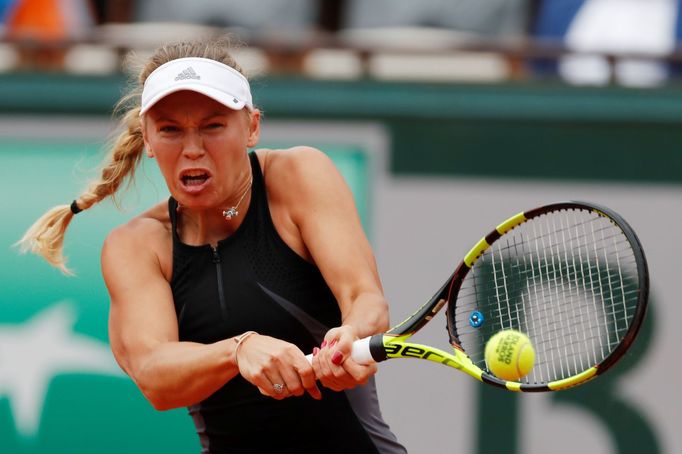 3. kolo French Open 2018: Caroline Wozniacká