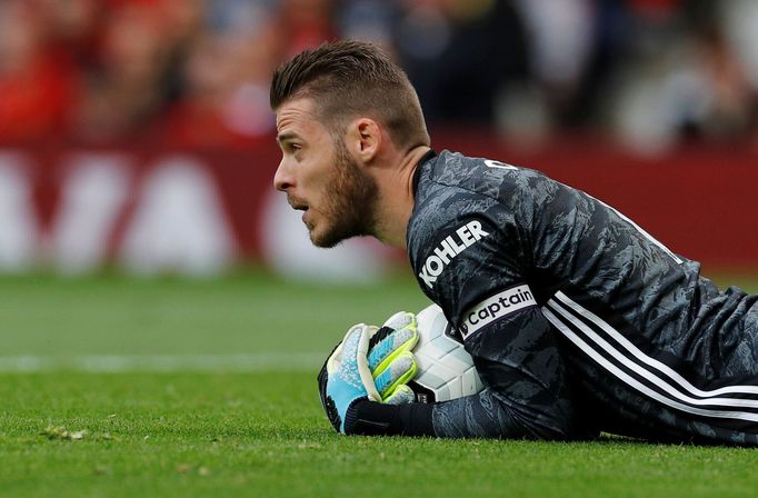 Soccer Football - Premier League - Manchester United v Chelsea - Old Trafford, Manchester, Britain - August 11, 2019  Manchester United's David de Gea in action  REUTERS/