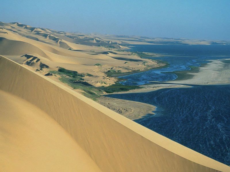 UNESCO - část pouště Namib v Namibii