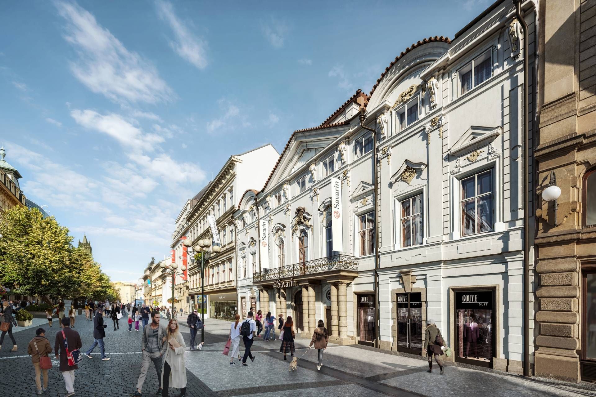 centrum, stavba, přestavba, Václavské náměstí, Praha