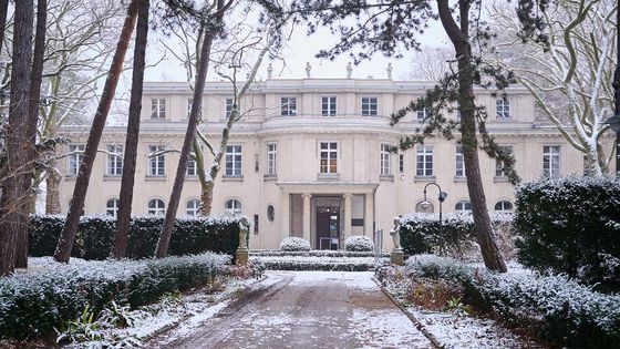 Vila na berlínském předměstí Wannsee.