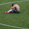 Australia's Davidson reacts at the end of their 2014 World Cup Group B soccer match against Netherlands at the Beira Rio stadium in Porto Alegre