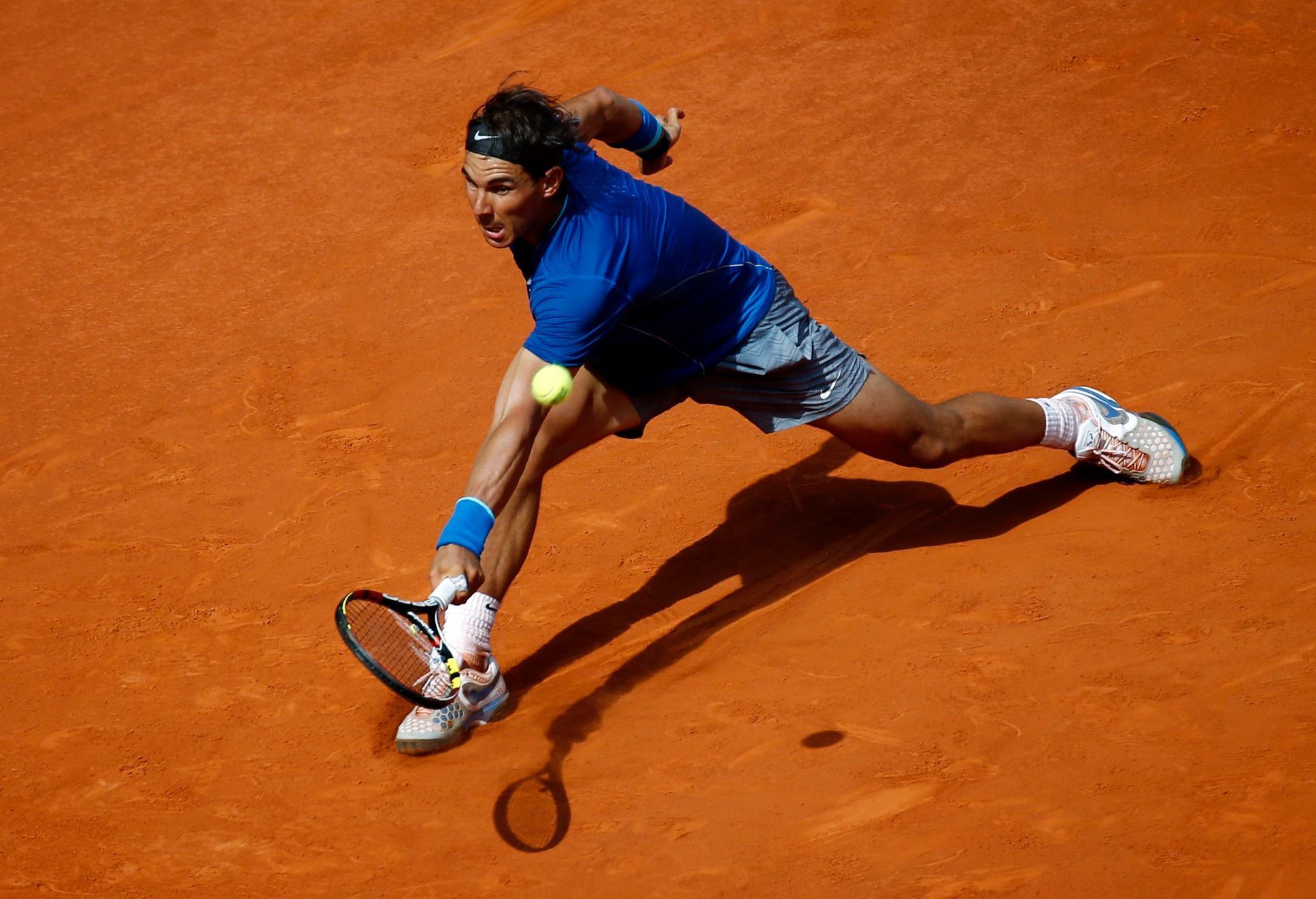 Rafael Nadal na masters v Madridu 2014