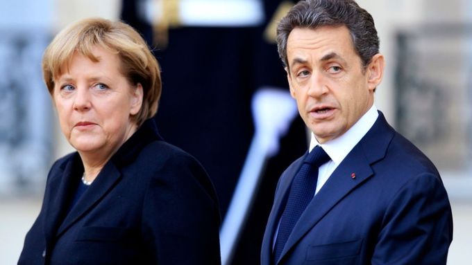 Dva hlavní protagonisté: německá kancléřka a francouzský prezident. Pro pár Angela Merkelová a Nicolas Sarkozy se vžilo jednoslovné označení Merkozy