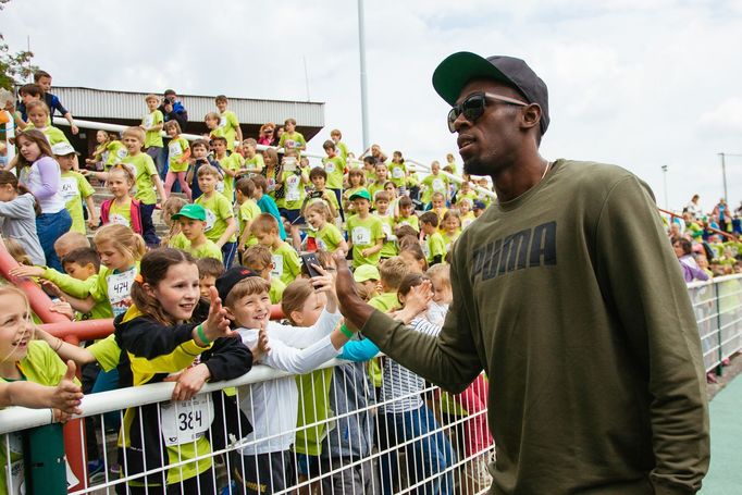 Usain Bolt na Čokoládové tretře 2016