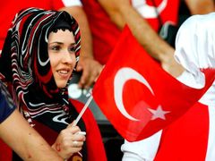 Turecké fanynky si užívali na Euru nečekanou radost.