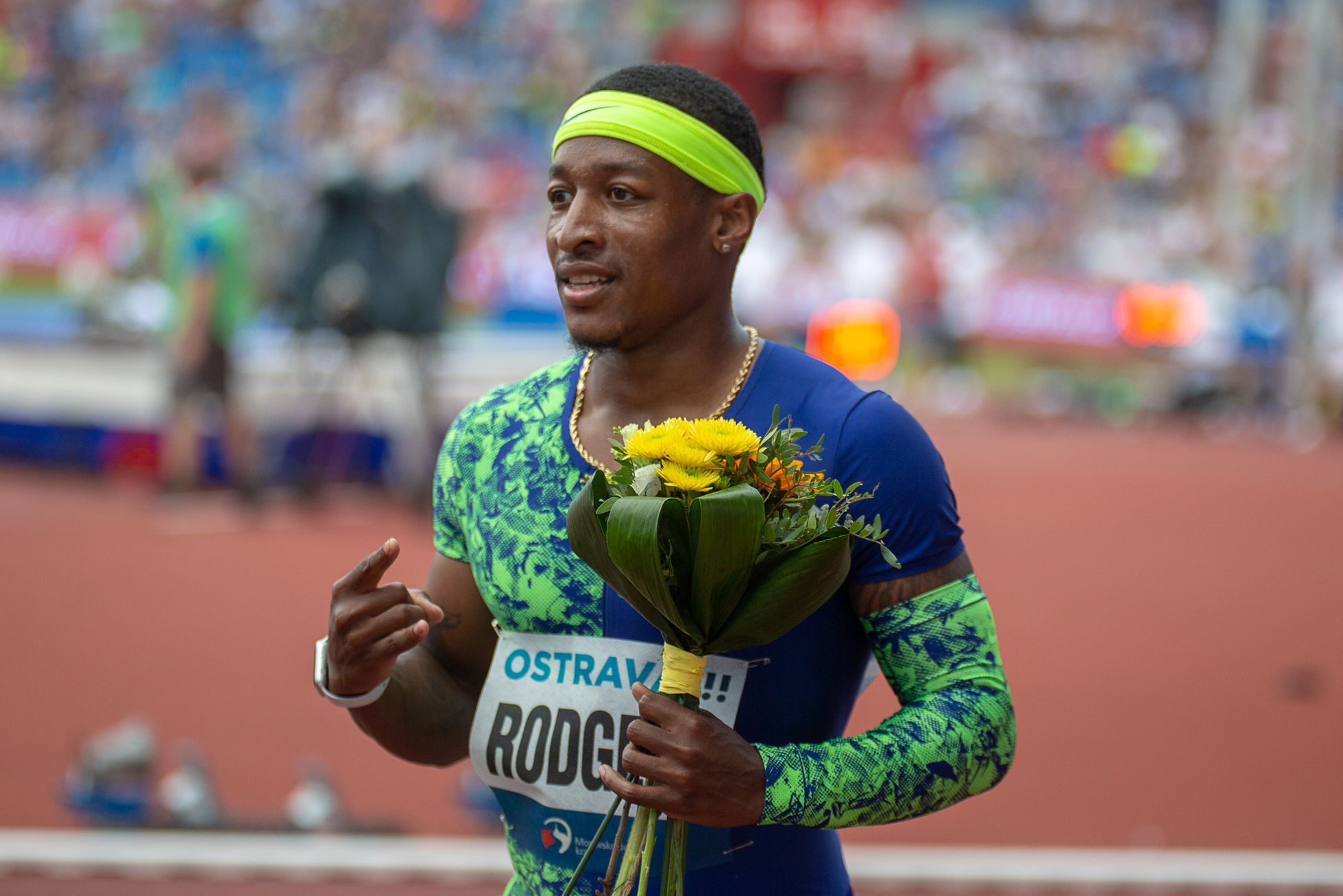 Zlatá tretra 2019: Američan Mike Rodgers po vítězství v běhu na 100 metrů