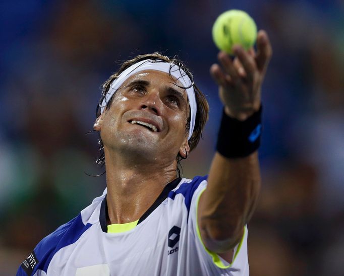 David Ferrer na tenisovém US Open 2013