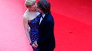 Nicole Kidman (L) and her husband Keith Urban