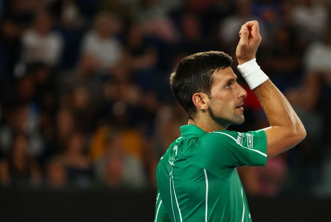 Novak Djokovič v prvním kole Australian Open 2020