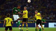 Na jeho zásah ale odpověděl v 75. minutě povedenou hlavičkou pro změnu novic v zeleném dresu Brém - český reprezentační bek Theo Gebre Selassie.