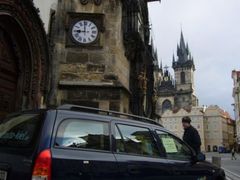 Německý vůz systému car-sharing na Staroměstském náměstí