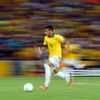 Brazil's Neymar runs with the ball during their Confederatio