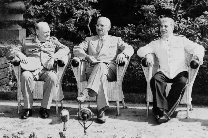 Joseph Stalin a Franklin D. Roosevelt  Postupim (1945)