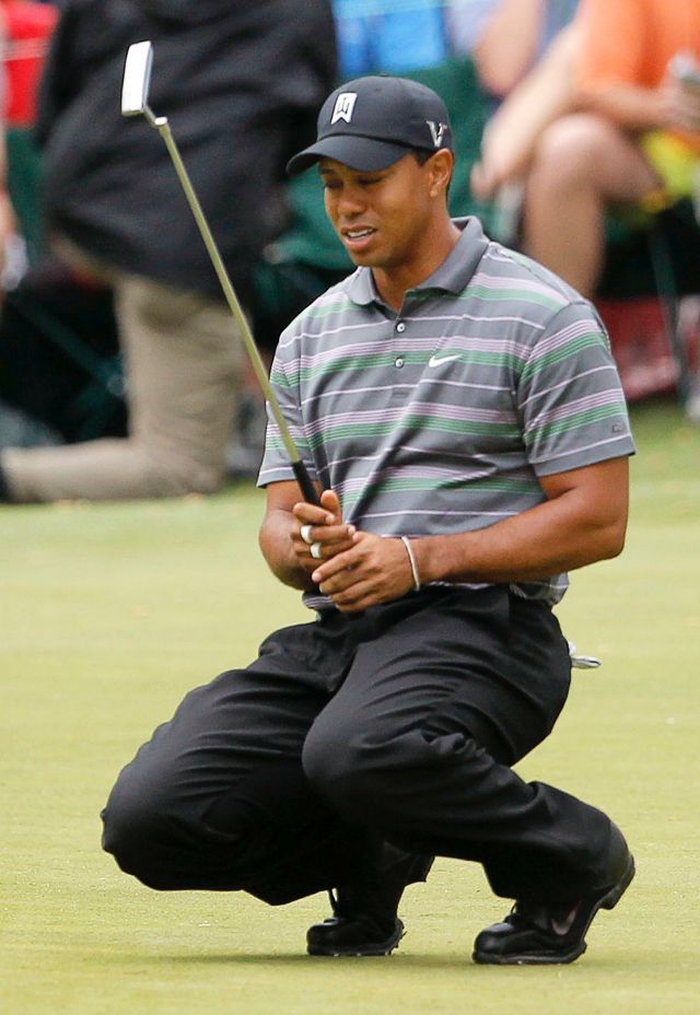 Tiger Woods na turnaji Masters v Augustě