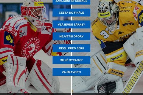 Třinec vs. Litvínov. Finále bude soubojem gólmanů a hvězd