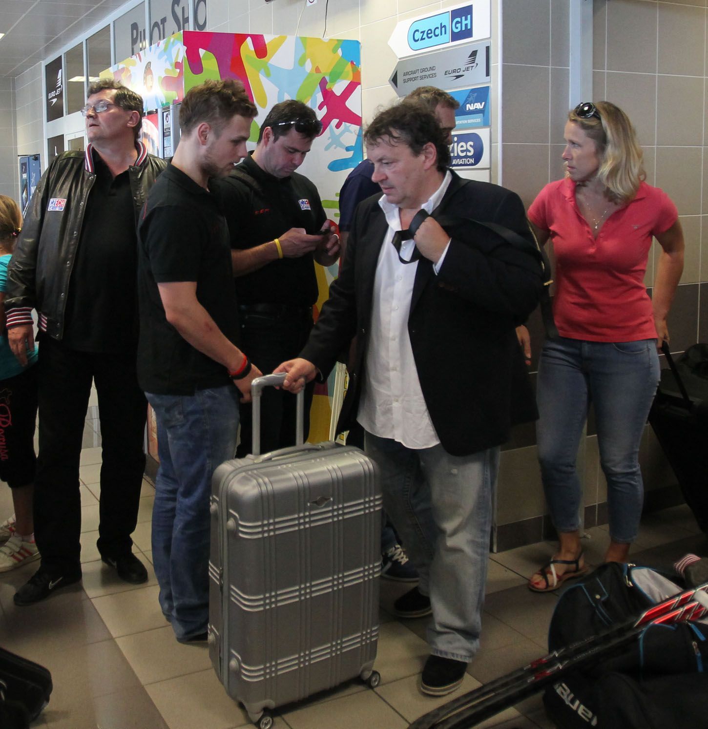 Přílet hokejistů z MS v Minsku