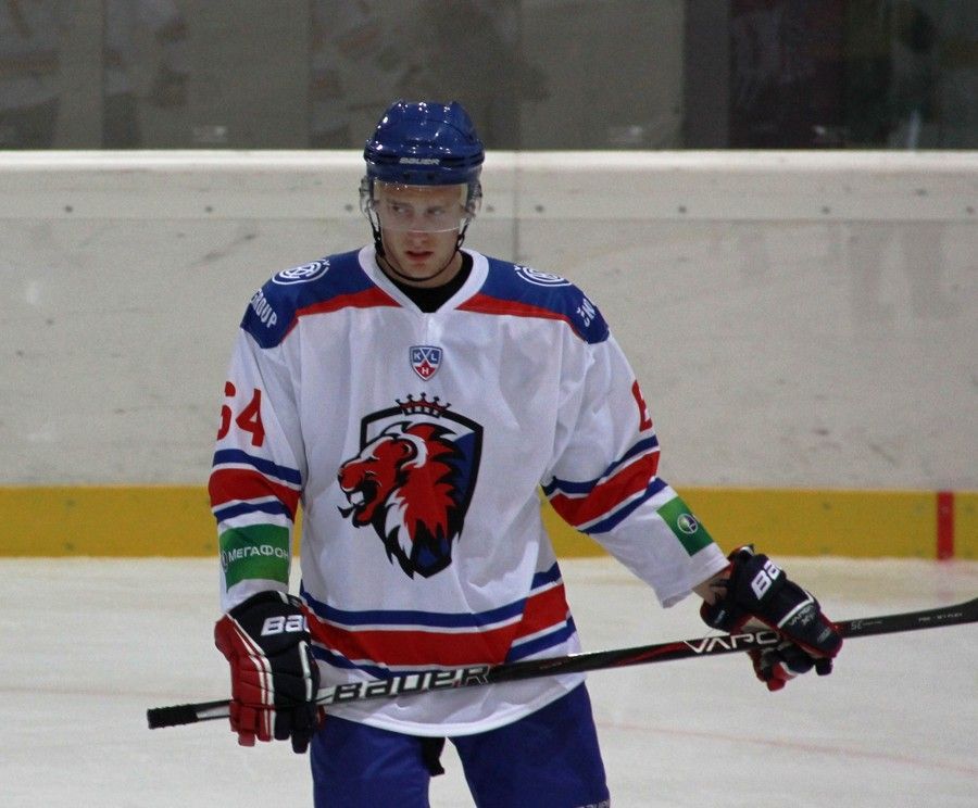 Český hokejista Jiří Sekáč z HC LEV Praha v přípravě na sezónu 2012/13.