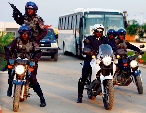Mistrovství Afriky: policie hlídá autobos s fotbalisty