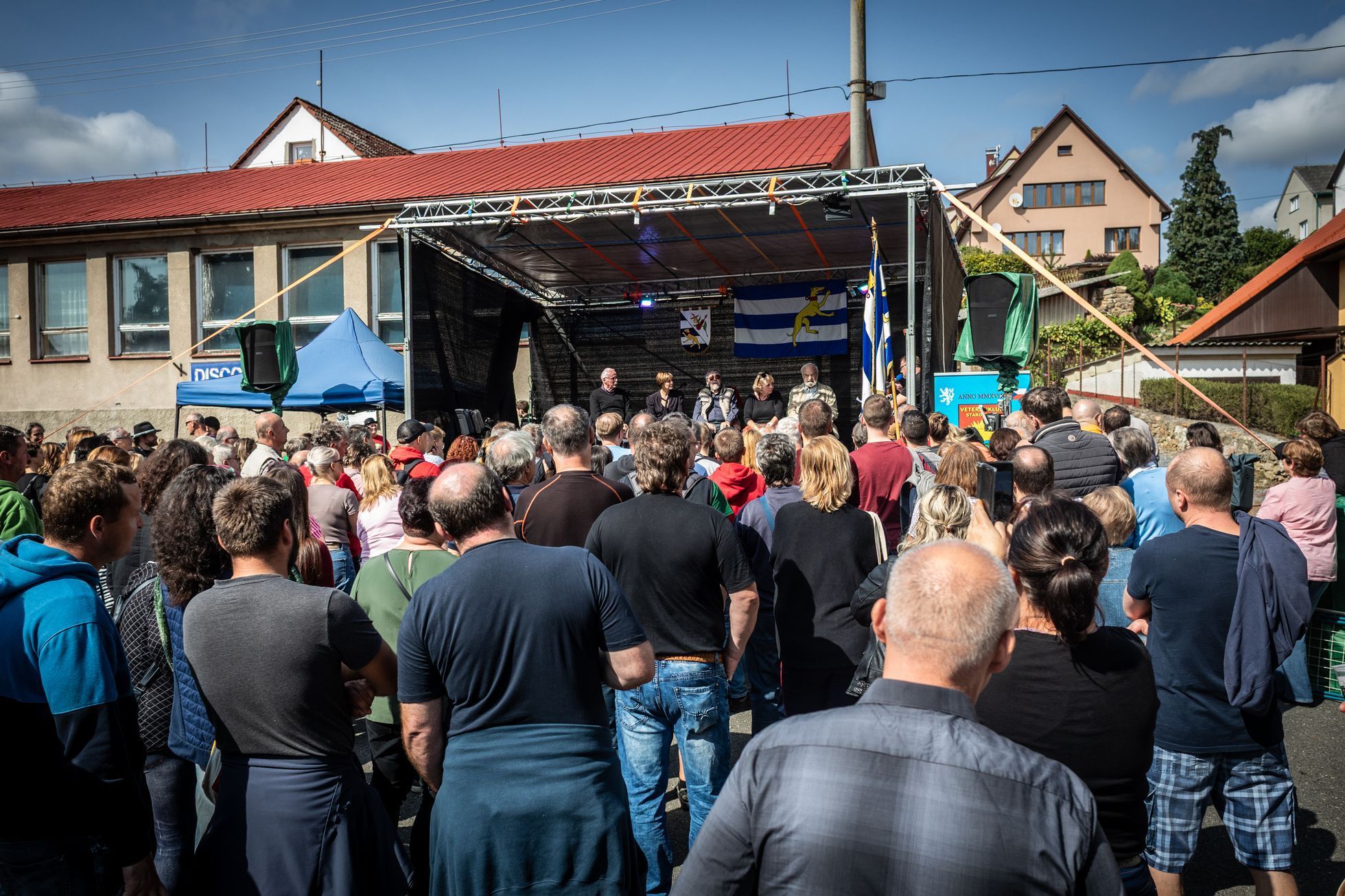 V Křečovicích se v sobotu 13. září 2025 připomínalo čtyřicáté výročí natočení komedie Vesničko má středisková.