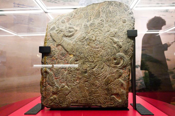 Z výstavy Čingischán.