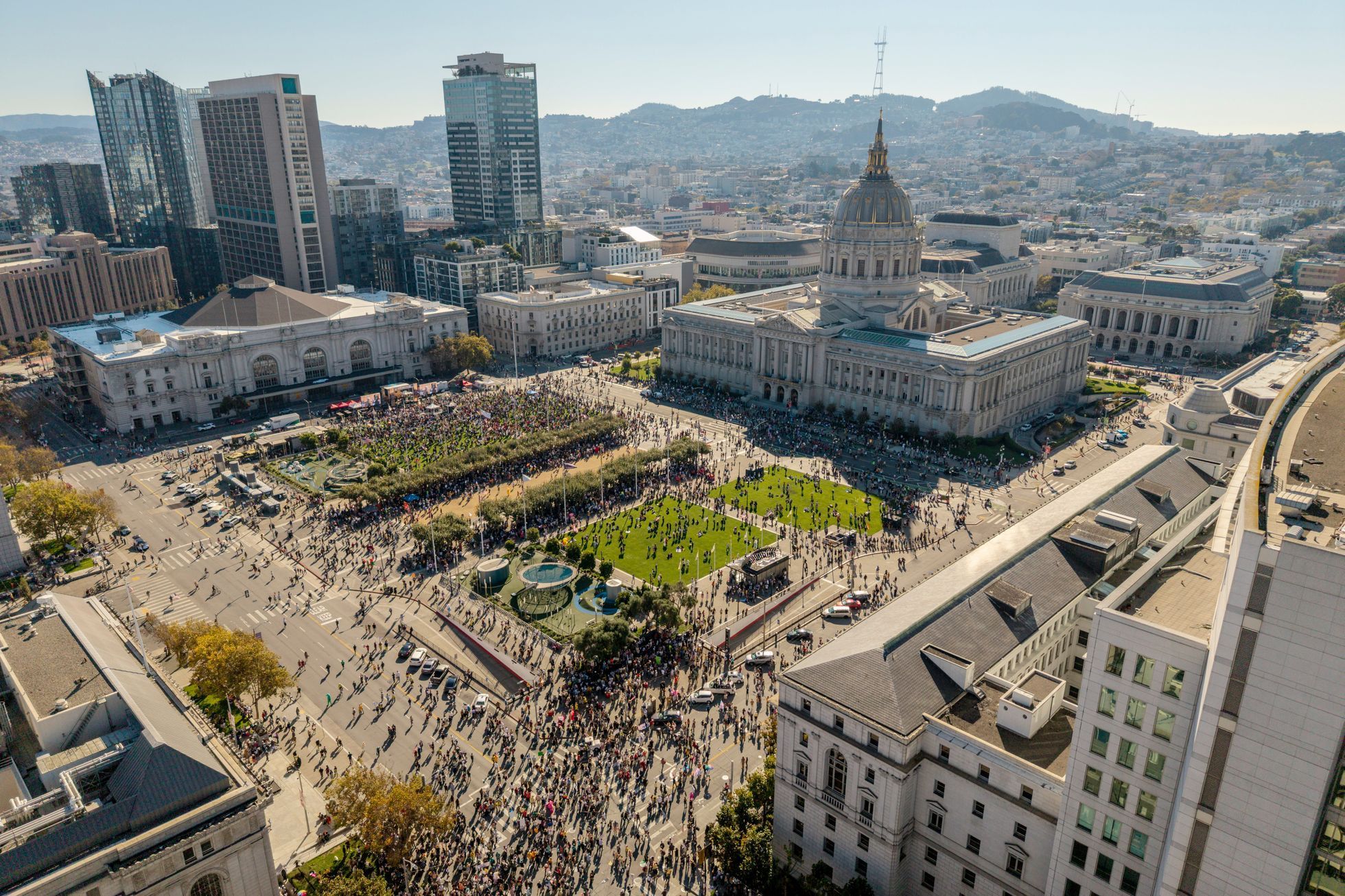 USA, Spojené státy, protest, demonstrace, Donald Trump, No Kings