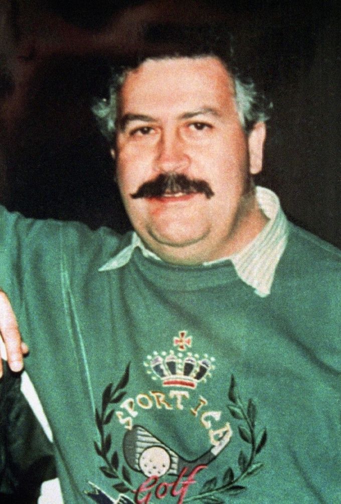 Pablo Escobar na snímku z roku 1991