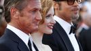 Premiéra filmu Strom života: Brad Pitt, Jessica Chastainová a Sean Penn.