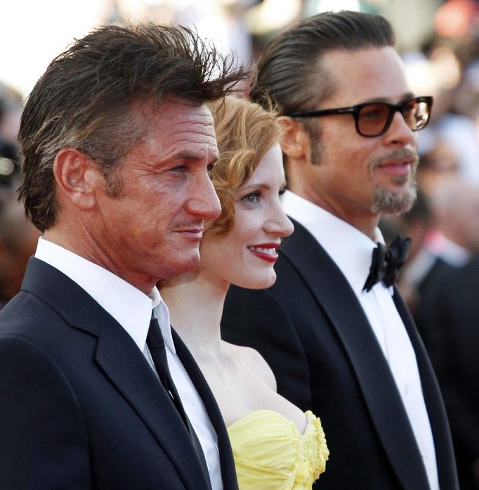 Premiéra filmu Strom života: Brad Pitt, Jessica Chastain a Sean Penn