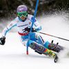 Šárka Záhrobská během slalomu na MS ve Schladmingu