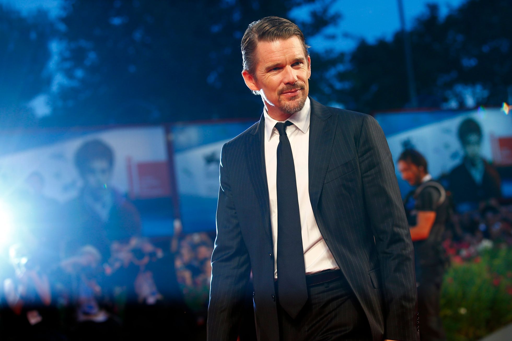 Ethan Hawke attends the red carpet for &quot;Good Kill&quot; at the Venice Film Festival
