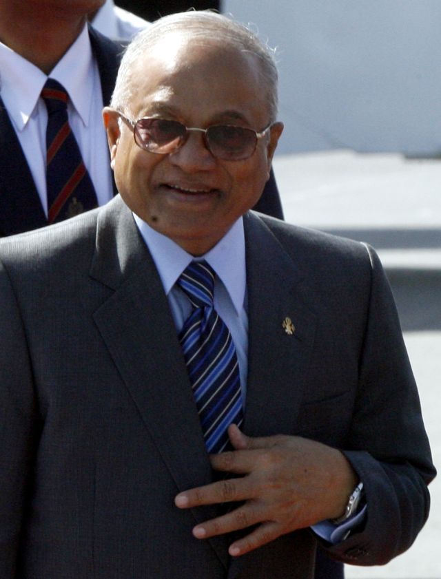 Maledivy - prezident Gajúm