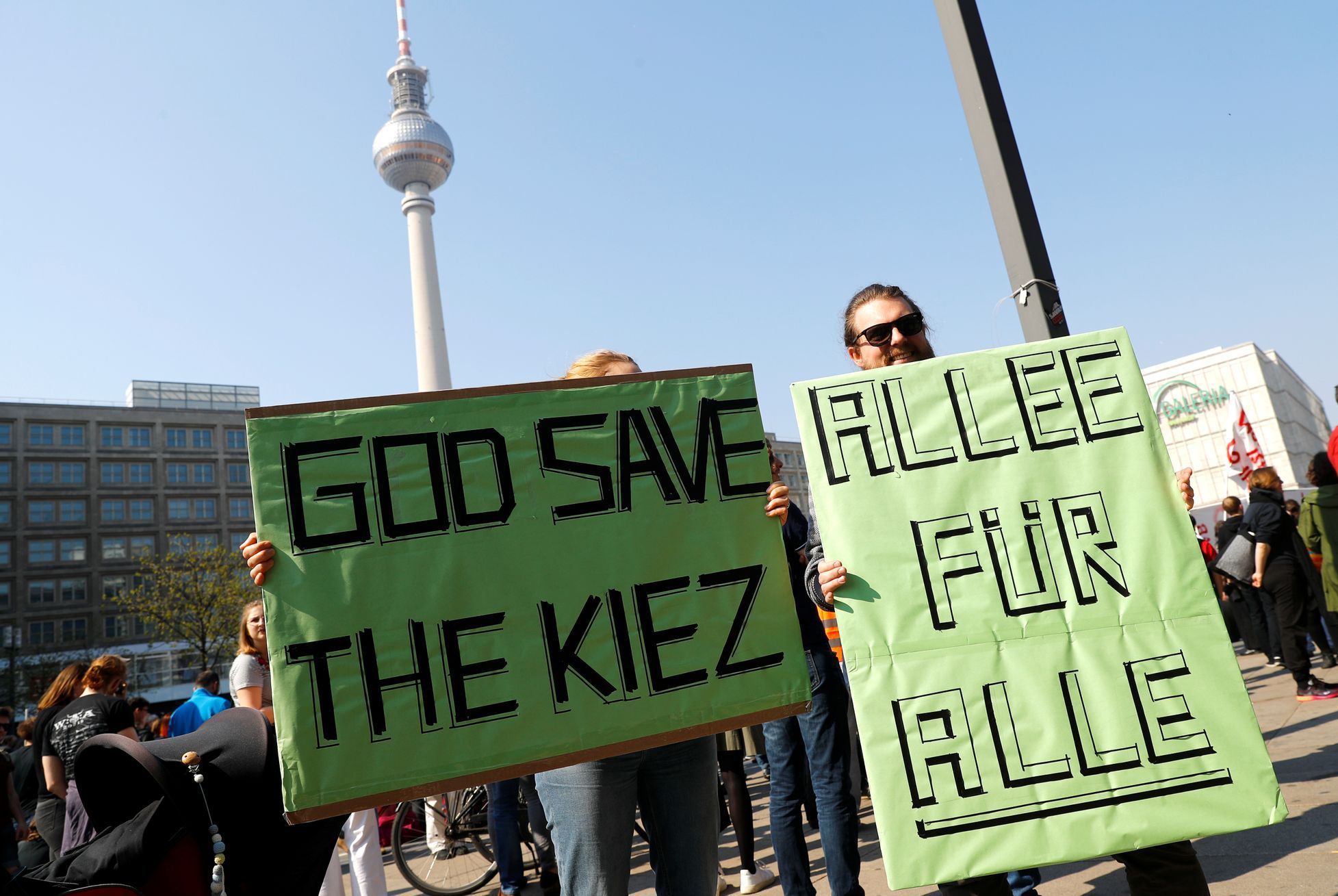 Protesty v Berlíně proti zdražování nájmů