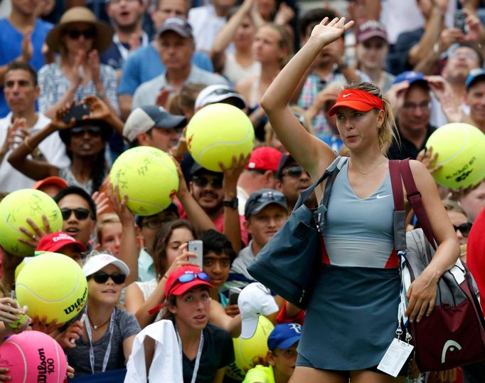 Maria Šarapovová po vyřazení na US Open 2014