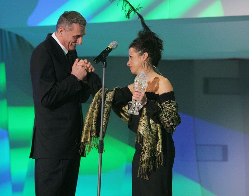 Ester Kočičková a Martin Huba