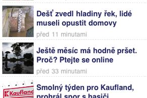 Aktuálně.cz pro iPhone je tady. Co naše aplikace umí?