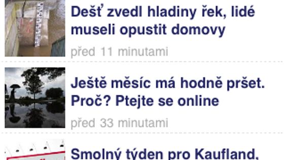 Aktuálně.cz pro iPhone je tady. Co naše aplikace umí?