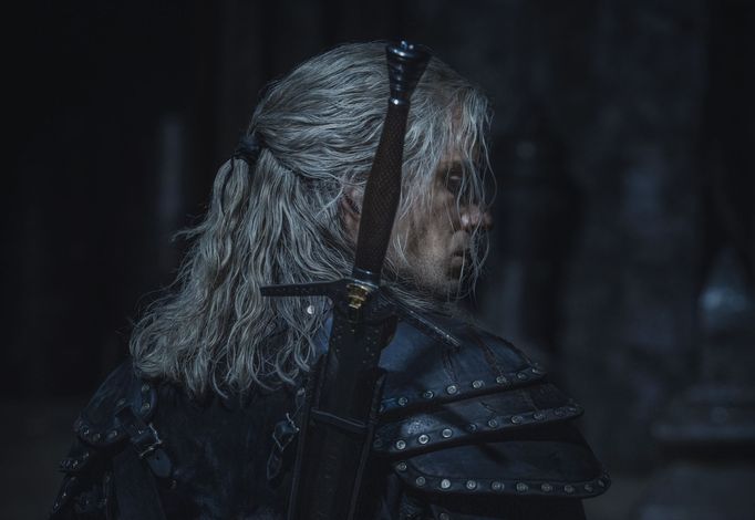 Henry Cavill jako Geralt.