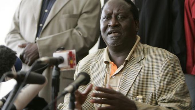 Raila Odinga, šéf keňské opozice