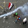Nové nepokoje v Egyptě - káhirské náměstí Tahrír