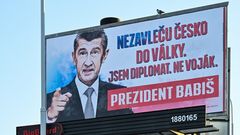 Andrej Babiš Billboard