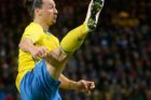 Frýdek mi mohl zlomit nohu, zlobil se Ibrahimovic po zápase s ČR