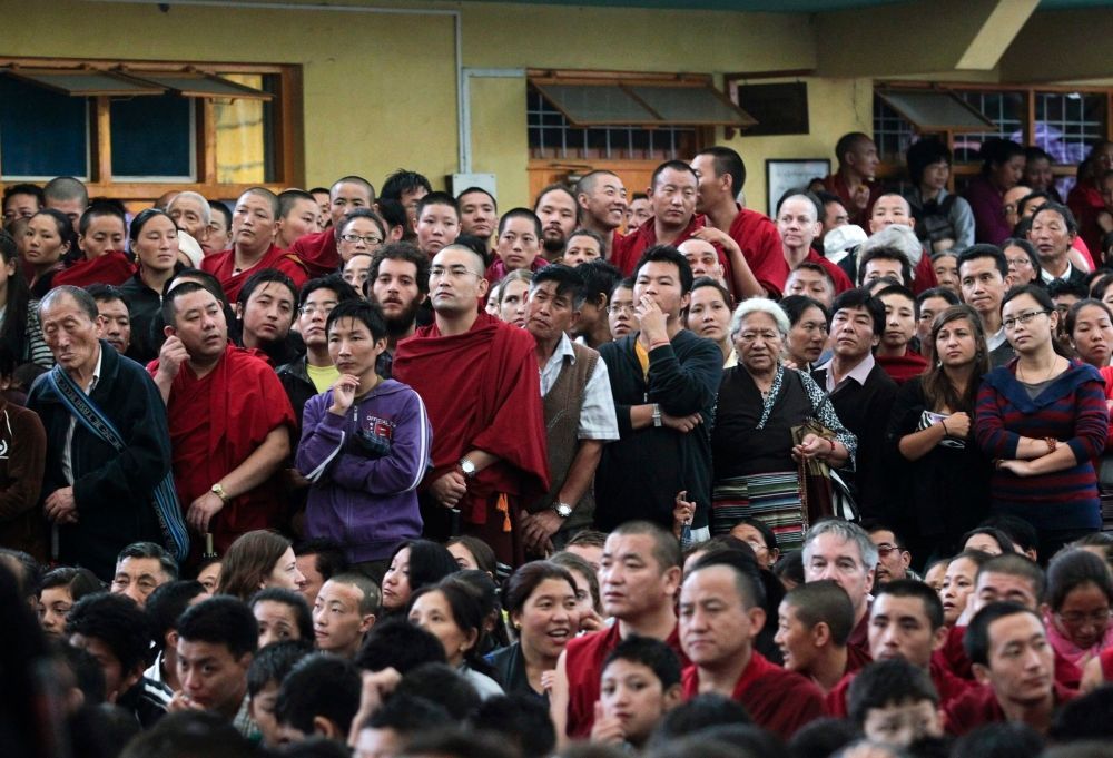 Inaugurace nového tibetského exilového premiéra Lobsanga Sangaye