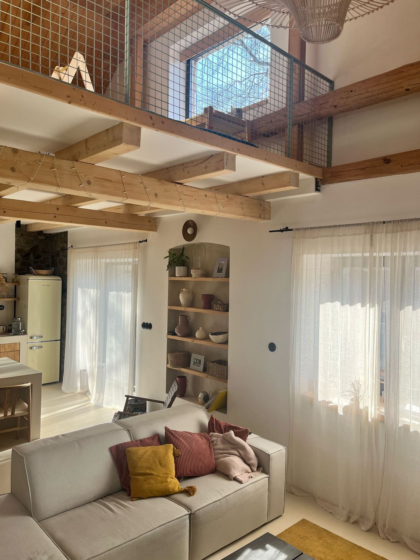 kamenný dům, dům, rekonstrukce, kámen, kuchyň, bydlení, interiér