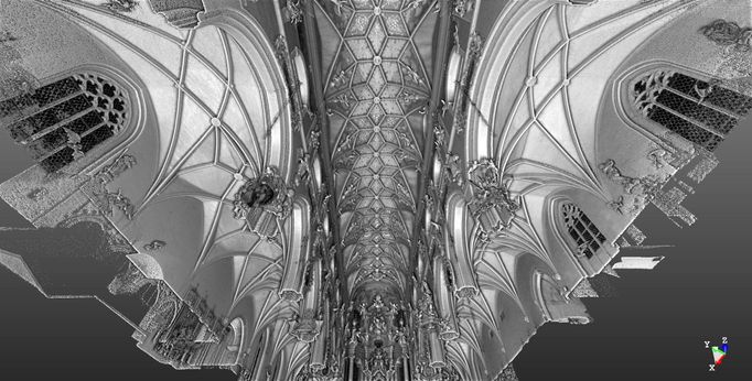 Čeští odborníci provedli kompletní 3D skenování nejen celého kostela