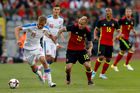 Čeští fotbalisté drželi krok, dvakrát trefili tyč, ale nakonec v Belgii o gól prohráli