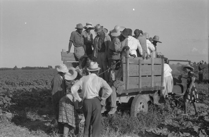 Plantáž v Mississippi, 1940.